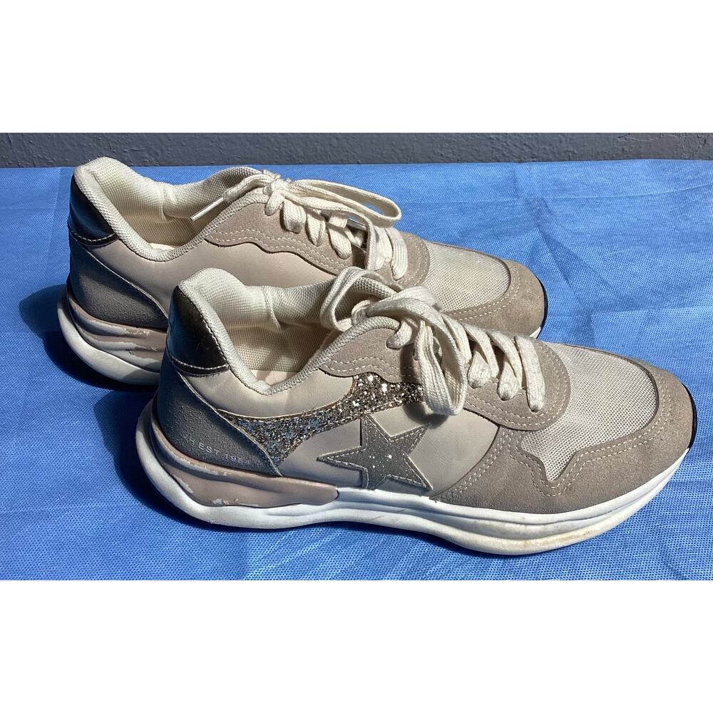 Havana Run sneaker star nude glitter